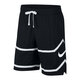 【7成新】耐克NIKE 男子 休闲 短裤  THROWBACK SHORT 运动裤 AJ3899-010黑色XXL码