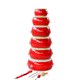 Yuma (Yu Ma) Tambour à chute de vache, petits tambours pour enfants, gros tambours, gongs, instruments de musique, tambours, tambours de guerre, batterie de tambours pour enfants toys de 10 pouces tambour 33cm * 17cm (plus de 6 ans)