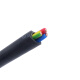 QIFAN wire and cable YJV3*2.5 square national standard copper core power cable polyethylene hard wire black 100 meters [customized]