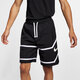 【7成新】耐克NIKE 男子 休闲 短裤  THROWBACK SHORT 运动裤 AJ3899-010黑色XXL码