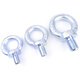Jishuo eye bolt 304 galvanized British eye nut eye screw lifting eye/hanging nut galvanized fine tooth eye hanging wire M64 (16.0T)