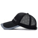 Anissa hats for men and women, new spring and summer outdoor caps, casual, versatile, breathable and comfortable fishing sun hats, sun protection visor, mesh hats, black, one-size-fits-all, adjustable