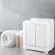 Haier (Haier) 7 kg [Jin is equal to 0.5 kg] powerful washing double-tub double-cylinder washing machine XPB70-1186BS