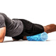 Ames floating point solid foam roller wolf tooth massage stick muscle relaxation roller fitness yoga column Pilates foamroller 45cm floating point solid model/deep massage/flower blue