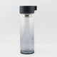 Lock Lock Glass Water Tasse Sommer-Frauen tragbare Tee Tasse Doppelschicht hitzebeständige Studenten Anti-Scenen Cup White Collar Cup LLG653BLK Schwarz- 350 ml