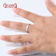 GsunG PT950 Platinum Couple Ring Platinum Men and Women Fixed Ring Inner Arc Track Ring Brushed Matte Surface Size 8-15 Width Approximately 3.5mm Contact Customer Service