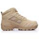 
Junluoke D12013 sand color middle-top puncture-proof desert boots combat boots fur anti-leather tactical boots land combat boots outdoor hiking shoes sand color 42