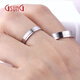 GsunG PT950 Platinum Couple Ring Platinum Men and Women Fixed Ring Inner Arc Track Ring Brushed Matte Surface Size 8-15 Width Approximately 3.5mm Contact Customer Service