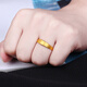 Xie Ruilin (TSL) gold wedding ring with live mouth blessing pure gold couple wedding ring YN146-YN147 (female model about 2.9 grams) labor cost is about 460 yuan