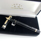 
Yongsheng 698 transparent demonstration piston 14k gold pen 002 semi-transparent black gold clip 14k gold pen nib 0.5 0.5mm