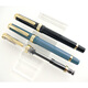 Immortal 698 transparent piston pen F-tip and EF-tip silver clip piston type ink 11 black six-window gold clip soft elastic F-tip 0.5 mm