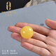 Ouchini natural amber beeswax beads Baltic chicken fat yellow single bead accessories accessories Baltic solitary product A8350 beeswax beads (19mm+)