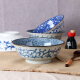 Mino Yaki Mino Yaki Japanese imported retro soup bowl large household ceramic tableware noodle bowl salad bowl Lanhua