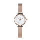 Julius Watch Version coréenne pour femmes Simple and Fashionable Disc Volydold Quartz étudiant Femme Femme Gol Belt White Disc JA-829C