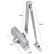 Demann5012自动液压式缓冲家用自动闭门器/关门器