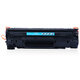 Cartucho de tóner CB436A de Gezhige Adecuado para HP P1505N M1522 M1550 Cartucho de tinta Canon LBP-3250 Impresora de alta calidad 2 Pack 2000 Pages
