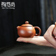 Tao Yunshang's mini small purple clay pot, creative fingertip pot, small tea pot, tea play pet ornaments, boutique can raise interesting small teapot ornaments, mini red clay-Xi Shi pot