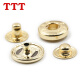 TTT Botón de cobre Cuatro piezas 831/633/655 Copper Quad Botón Chaqueta Down Botón Botón pequeño Diámetro de bronce de bronce 20 mm/32l [6 piezas]