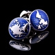 Kflk World Map Men's Cuffer Links French Shirt Sleeve Nails Chandle Couillettes Lettrage Custom K180