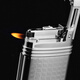 Pierre Cardin Leichter MF-165-31N Leicht Chrom Silber W02 Rohrflint-Gasfeuerer