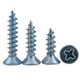 
Hard countersunk self-tapping screw GB846 flat head cross self-tapping blue zinc plated wood screw KA wooden tooth screw M5*10 [200 pills]