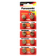 Panasonic button battery LR44/AG13/A76/L1154/357A suitable for watch battery calculator battery toy battery 10 pieces