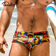 TADDLEE men's sexy swimming trunks small boxer quick-drying breathable hot spring swimwear hot spring swimsuit men's triangle quick-drying swimming trunks XF19 XXL