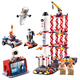 Gudi Aerospace Shuttle Rocket Satellite Space Station assembled building blocks model children's toys boys' birthday gift Shenzhou 10 launch center compatible with Lego
