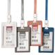 
UHOO 6624 card set ID set employee certificate card entry and exit certificate student school card custom lanyard LOGO 6624 gray vertical version 12 card + 12 rope/box