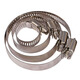 304 stainless steel hose clamp, pipe clamp, pipe clamp, pipe clamp, live clamp, water pipe, range hood, washing machine gas pipe, diameter 27-51mm, 3 pieces