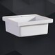 Lfte balcony ceramic column laundry pool household small laundry sink vegetable sink bathroom courtyard laundry basin sink 915 single basin, (column not included)