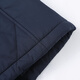 Hengyuanxiang Veste en coton pour hommes collier de couleur de couleur unie en automne et en coton chaud de veste de coton moyen portant des affaires veste en coton pour hommes décontractés 9274 Bleu L (175)