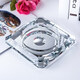 
Jingbufan Crystal glass ashtray fashion creative personalized gift large custom ashtray living room European ashtray golden style 15cm