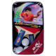 Pisces Table Tennis Racket Straight Double Racket Set Beginner Bingbing Racket 2 Packs with 3 Balls