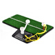 PGM golf swing training device, beginner golf practice mat, indoor practice supplies, black bottom 66 grass