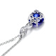 Millais Jewelry 2.31 carat tanzanite pendant 18k gold inlaid with diamond colored gemstones women's necklace as a birthday gift without chain (can be customized)