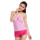 
Yingfa (YINGFA) women's swimsuit large size conservative casual ladies split flat angle watercolor colored swimsuit comfortable sports swimsuit Y1392-1 pink L