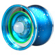 Audi Double Diamond (AULDEY) Yo-Yo Toy Fire Boy King 6 Yo-Yo Boy YOYO Ball Ice Flame Fancy Metal Ball High-End Glare Metal Fancy Ball-Ice Flame S Blue