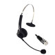 YEY VE60-MV headset call center headset customer service office headset single ear suitable for telephone fixed-line crystal headset line control headset