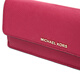 MK Wallet Mike Coles MICHAEL KORS MONEY PIECES Series Cranberry Red Long Wallet Wallet 32F3GTVE7L CRANBERRY