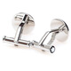 Montblanc MONTBLANC Black Steel Cufflink U112896 Men's Gift