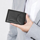 Sac à carte d'écarent Sac pour le permis de conduire de la vache de vache de vache Case en cuir de conduite permis de conduire Multi-carte Position de cartes de grande capacité Business Multi-fonction Multifonction Carte Black (Marque de commerce imprimée)