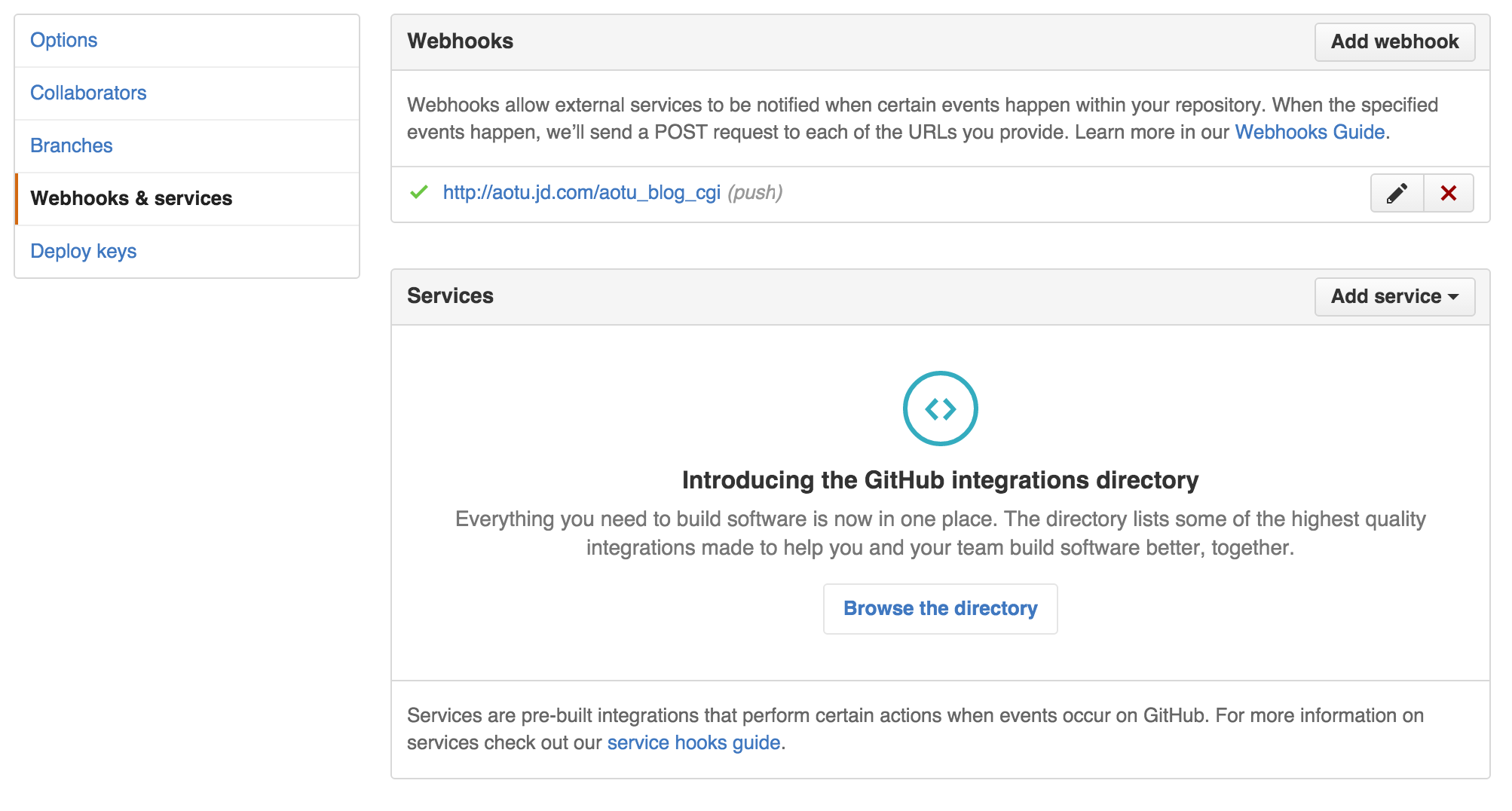 Github Webhooks
