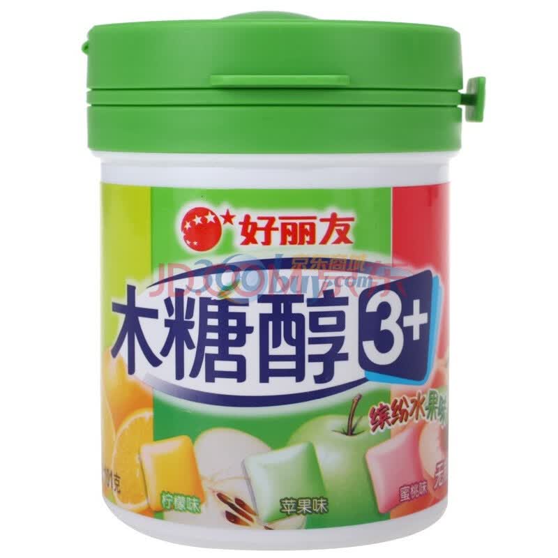 orion好丽友休闲无糖木糖醇粒粒出口香糖檬萌c101g瓶新老包装交替发货