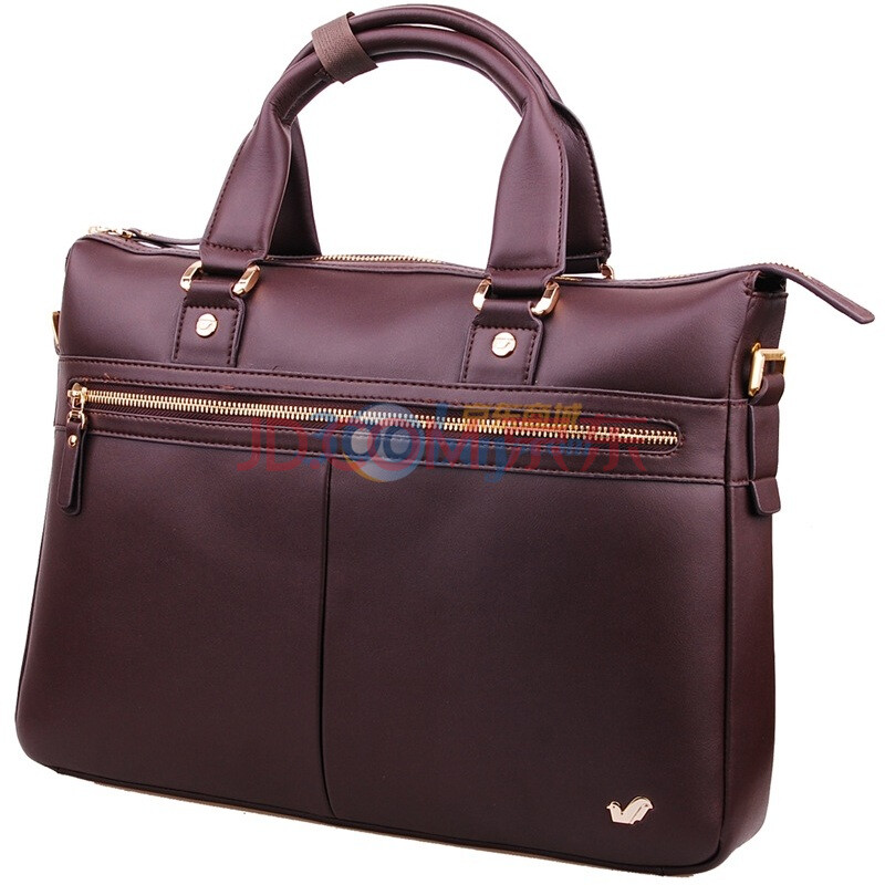 富贵鸟fuguiniao手提斜挎两用男士公文包81036-1啡色