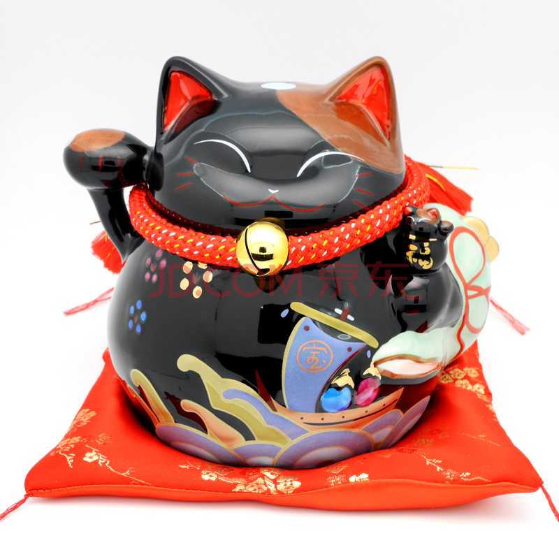 招财猫 #9 钱袋运财猫 摆件 中号 送礼礼品