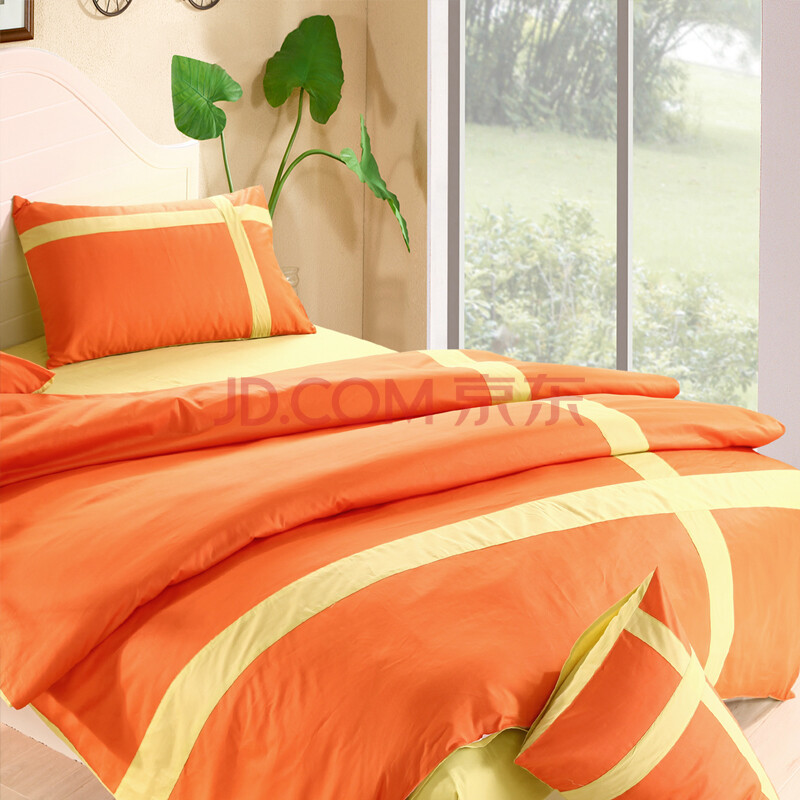 橙色米 2米床适用