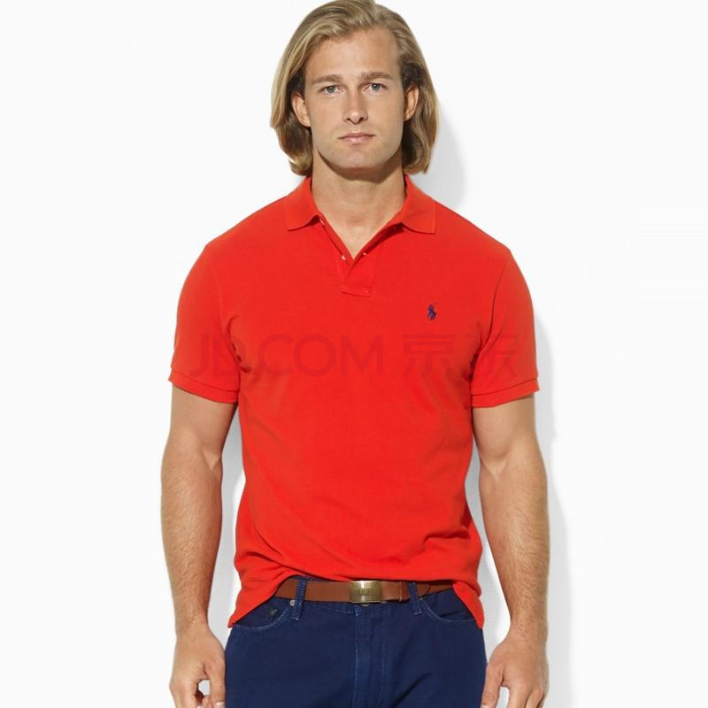 拉夫劳伦马球 polo by ralph lauren 男式短袖polo衫 rutgers scarlet