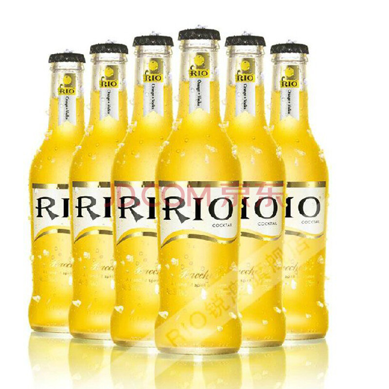 rio 锐澳pk冰锐 瓶装香橙味275ml*6 伏特加 鸡尾酒 预调酒 果酒 洋酒