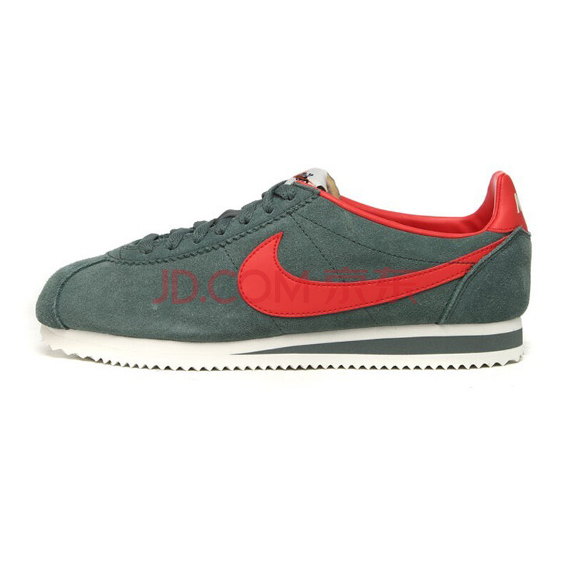 nike 耐克 新款阿甘男女休闲跑步鞋 情侣款 仿毛皮532486-370 墨绿色